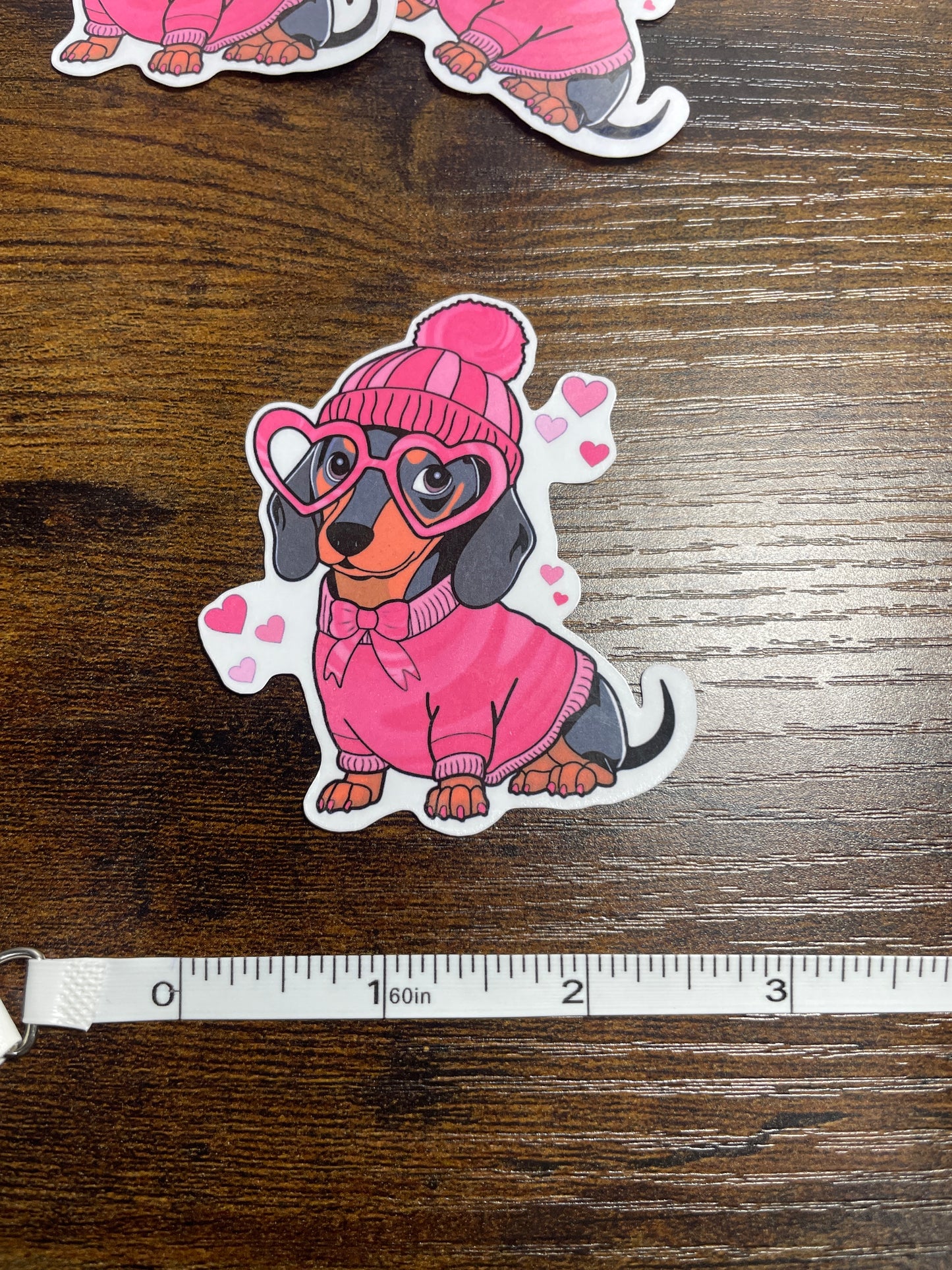 Sticker - Dachshund Valentine's Day Dog Sticker